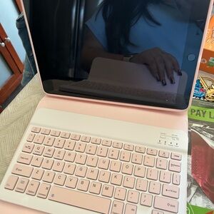 Pink Keyboard Case for Tablet